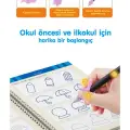 Oluklu Adım Adım Resim Kitabı Sihirli Uçan Mürekkepli Kalem Hediyeli 4-7 Yaş