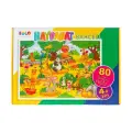 80 Parça Puzzle-hayvanat Bahçesi - Eolo Yayıncılık - Eolo Kolektif Kitabı