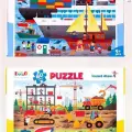 80 Parça Yer Puzzle 2 Li Liman Ve Inşaat
