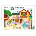 96 Parça Puzzlesevimli Mahalle Kolektif