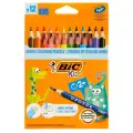 Bic Evolution Jumbo Üçgen Boya Kalemi 12`li