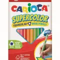 CARİOCA SUPERCOLOR MAXI ÜÇGEN KURU BOYA KALEMİ 12Lİ