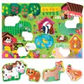 Ecoplay Shaped Puzzle Farm (2-5 YAŞ)