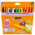 Bic Kids Visacolor XL Jumbo Yıkanabilir Keçeli Boya Kalemi 12