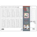 Funny Mat 48x33 cm Çarpım Tablosu Yaz Sil Boyama