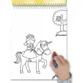 Galt Water Magic Sihirli Boyama Kitabı Unicorns 3 Yaş+