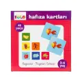 Hayvanlar - Meyveler - Sebzeler - Hafıza Kartları - Null