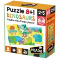 Headu 8 1 Çift Taraflı Dinazor Puzzle