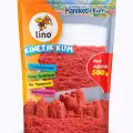 LİNO KİNETİK KUM 500 GR KIRMIZI