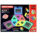 Magical Magnet , Mıknatıslı, Manyetik 3 Boyutlu , Yapı Ve Tasarım Eğitim Seti, 30 Parça