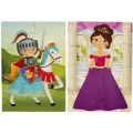 Masal Kahramanları - 4 Mini Puzzle - Null