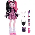 Monster High Ana Karakter Bebekler Pembe Kurdeleli Draculaura