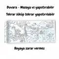 YAPIŞKANLI BOYAMA RULOSU ANIMAL PARADISE 200X30 CM