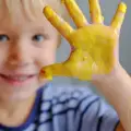 Yıkanabilir Parmak Boya(Sarı)