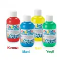 Yıkanabilir Sulu Boya 4 Ana Renk 250 Ml 250x4