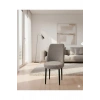 Tuğla Desen Oval Sandalye Kılıfı Likralı Esnek Yıkanabilir Lastikli Sandalye Örtüsü( 1 Adet )