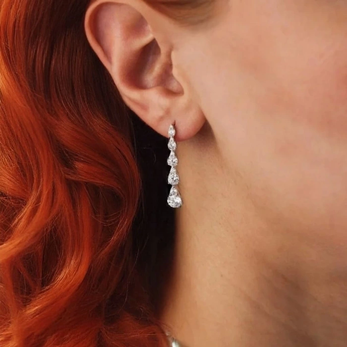 14 Ayar Altın Damla Su yolu Düğün Seti Takımı