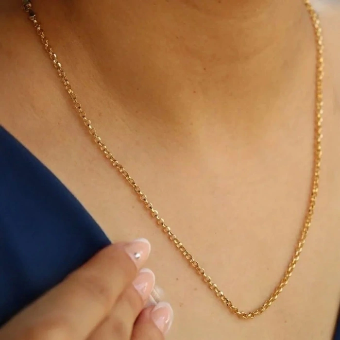 14 Ayar Altın Doç Zincir