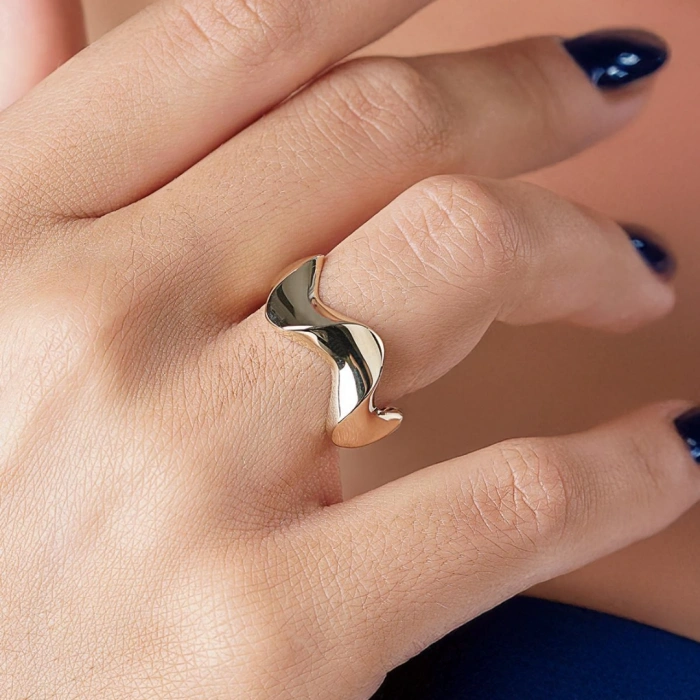 14 Ayar Altın Lüle Yüzük