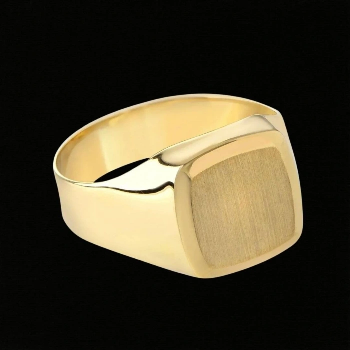 14 Ayar Altın Sade Erkek Yüzüğü