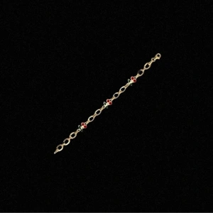 14 Ayar Altın Kirazlı Motifli Çocuk Künyesi