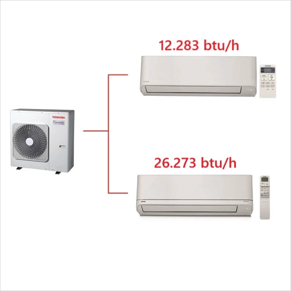 Toshiba 3M Multi Split Klima 12.000+24.000