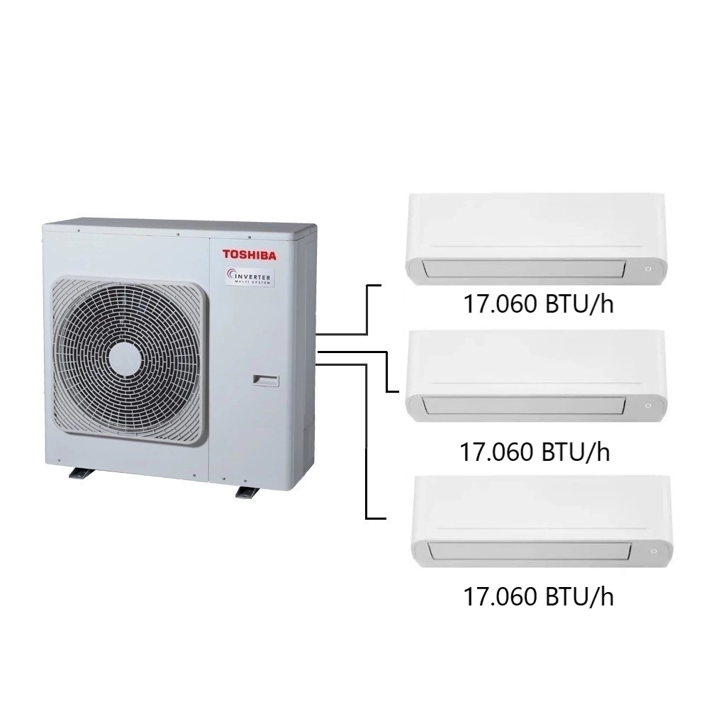 Toshiba 5M Multi Split Klima 17.000+17.000+17.000 BTU/h
