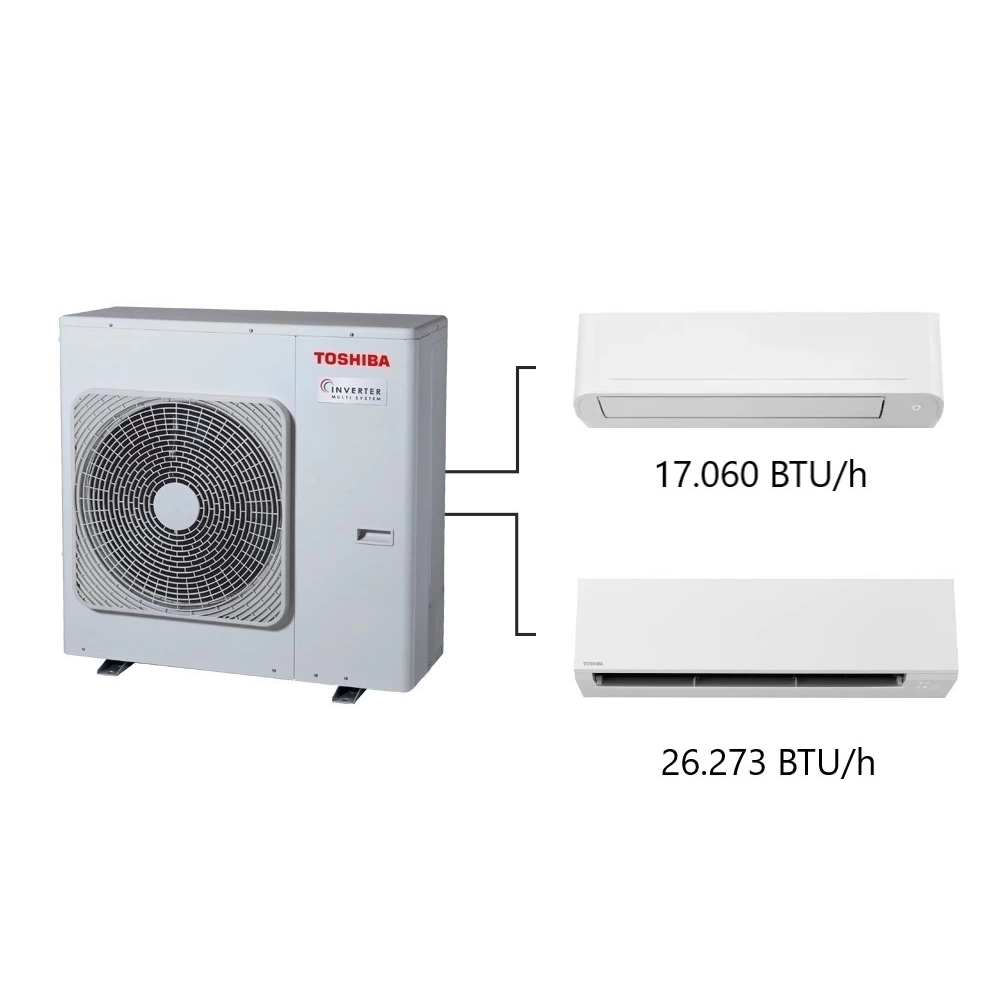 Toshiba 5M Multi Split Klima 17.000+24.000 BTU/h