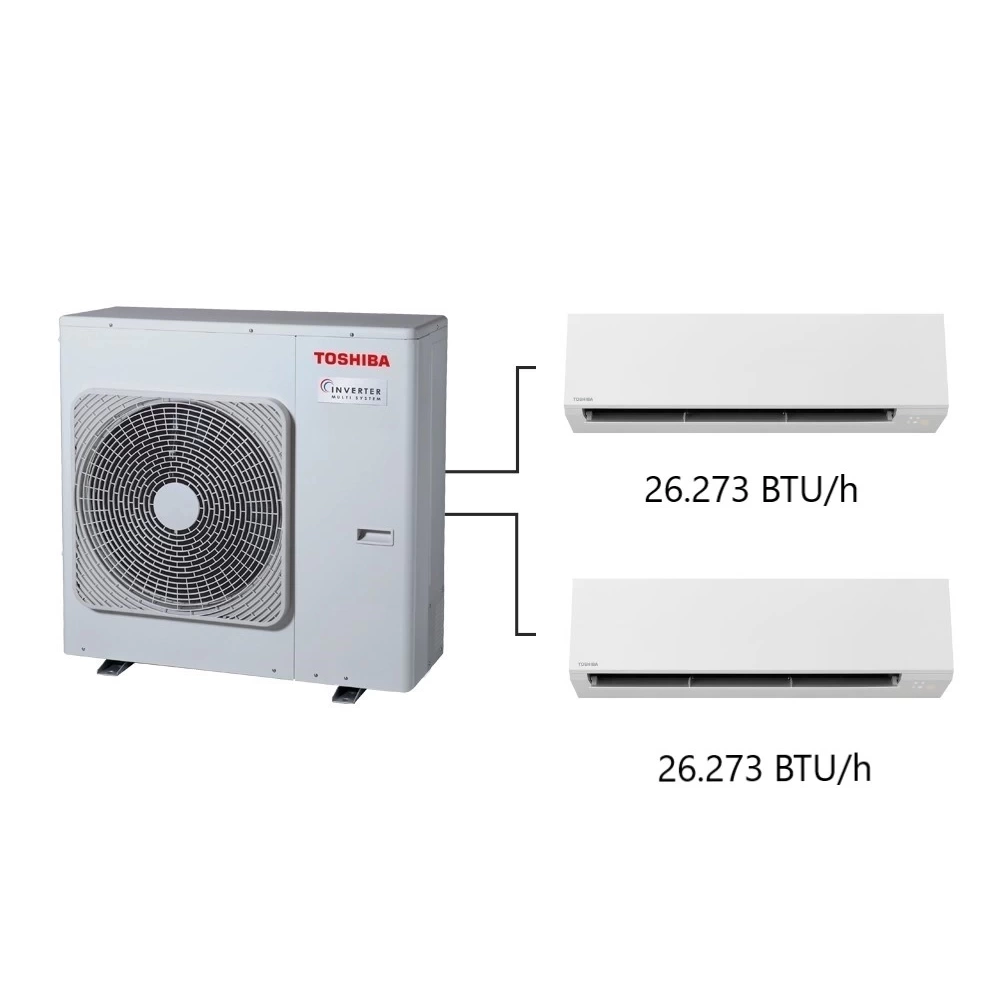 Toshiba 5M Multi Split Klima 24.000+24.000 BTU/h