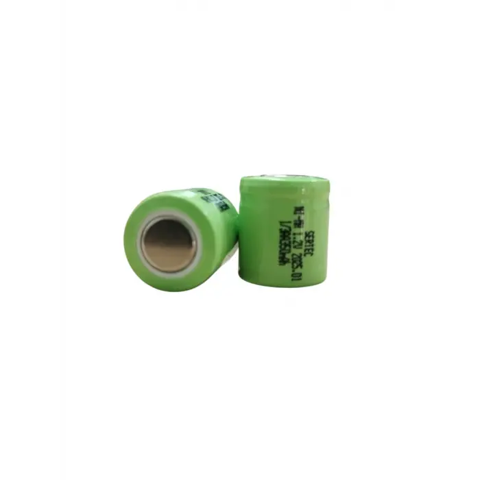 1.2V 350 Mah - 1/3AA - Ni-MH Şarjlı Pil - (Başsız / Flat Head)