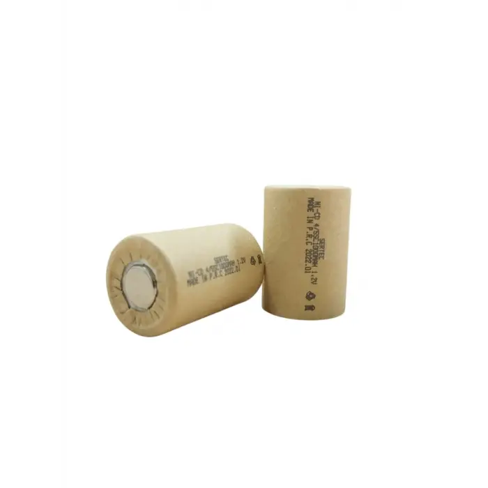 1.2V Ni-Cd 4/5 SC 1000 Mah Kağıt Şarjlı Pil 3C (Başsız/Flat Head)
