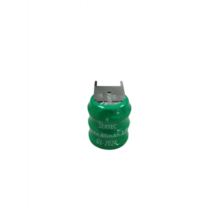 3.6V 3S1P 80 Mah 3 Pin NI-MH Buton Pil