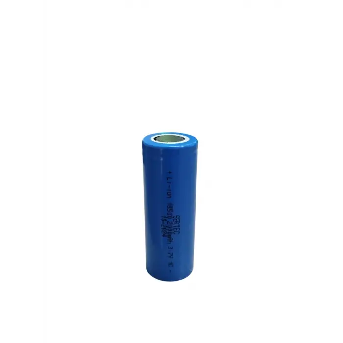 3.7V Li-ion 18500 2000 mAh 3C Şarjlı Pil
