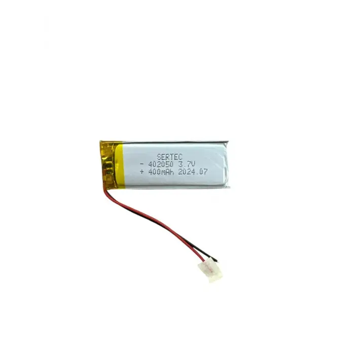 402050 3.7V 400mAh Li-Polymer Pil (Devreli/1.5A)