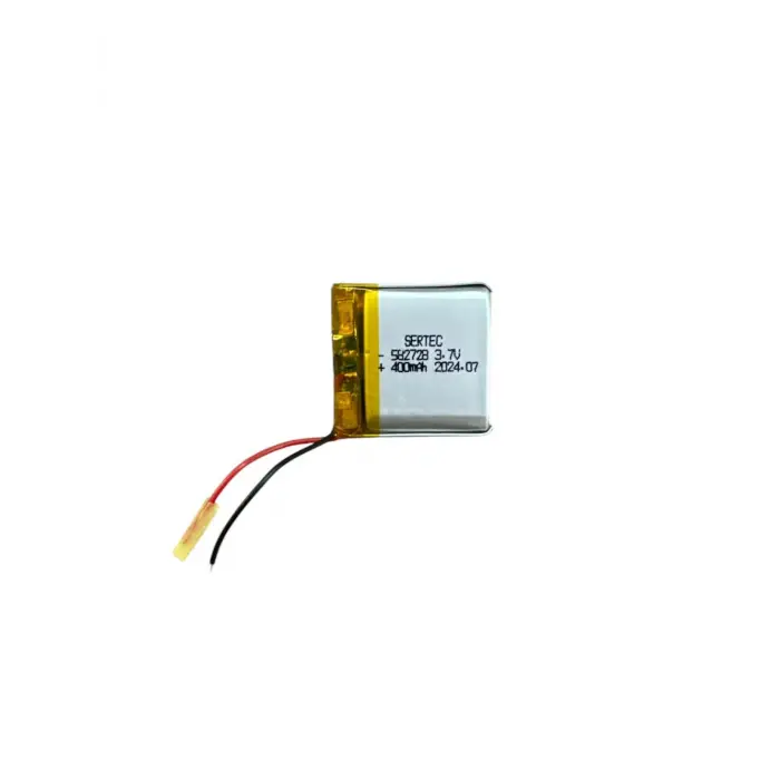 582728 3.7V 400 MAh Li-Polymer Pil (Devreli/1.5A)