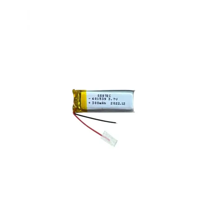 601539 3.7V 300 MAh Li-Polymer Pil (Devreli/1.5A)