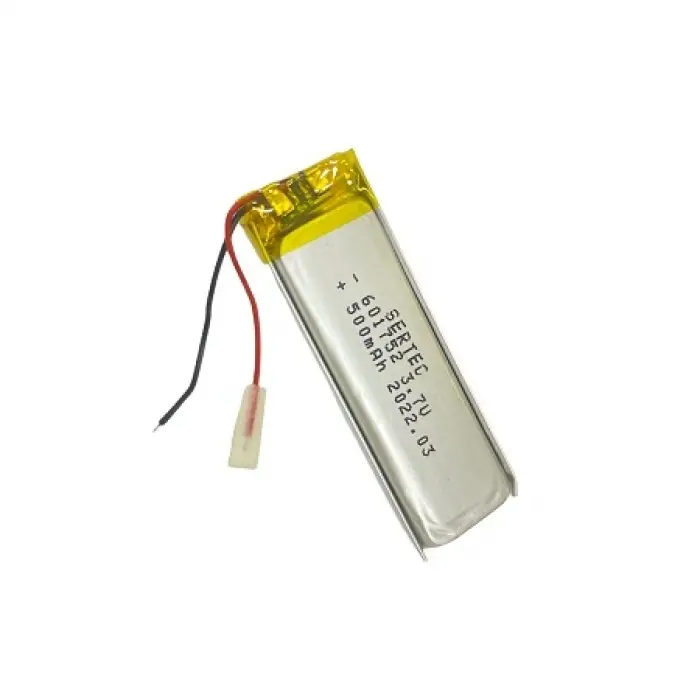 601752 3.7V 500 MAh Li-Polymer Pil (Devreli/1.5A)