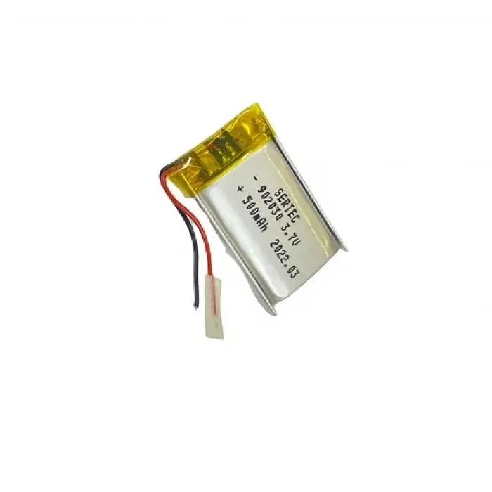 902030 3.7V 500 mAh Li-Polymer Pil (Devreli/1.5A)