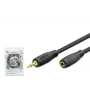 3.5 Mm Aux Uzatma Kablosu 3 M - Siyah HDX1019