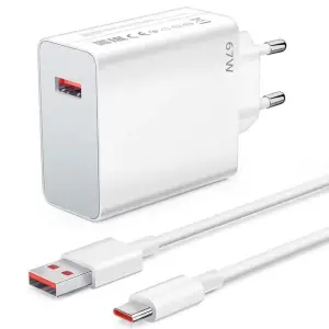 Şarj Adaptörü 67W Hızlı USB To Type C PD Destekli Akıllı Hızlı Şarj Başlığı Güvenli Güç Adaptörü