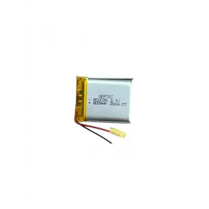 803035 3.7V 800 MAh Li-Polymer Pil (Devreli/1.5A)
