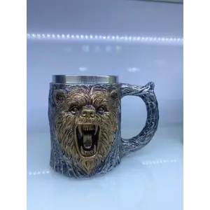 Ayı Çelik Kupa Bardak Kod 230027