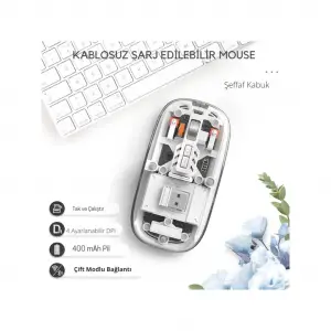 Beyaz 501 Bt+Wireless Mouse ZR1133