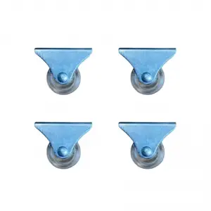 Furç Sabit Teker - 38MM - Şeffaf HKS237 - 4 Adet