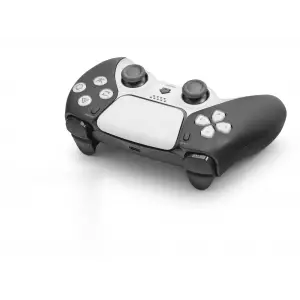 Ps4 Uyumlu Kablosuz Gamepad Oyun Kolu - Siyah Beyaz ND500E