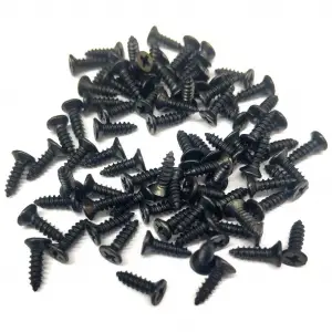 Siyah 1000 Adet Klips Vidası 2,2x6,5 mm YHB - Konik Başlı Kutu, Sandık, Ayak, Askı, Mini Vida
