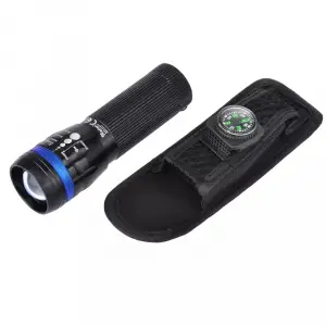 Uzun Menzilli Süper Zoomlu Pilli LED El Feneri Güçlü Işık Performansı WT-060
