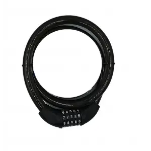 YM-747 120cm 20mm 5 Şifreli Siyah Motorsiklet Kilidi