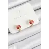 Pirinç Uğur Böceği Model Gold Renk Çocuk Küpe TJ-BKP10902
