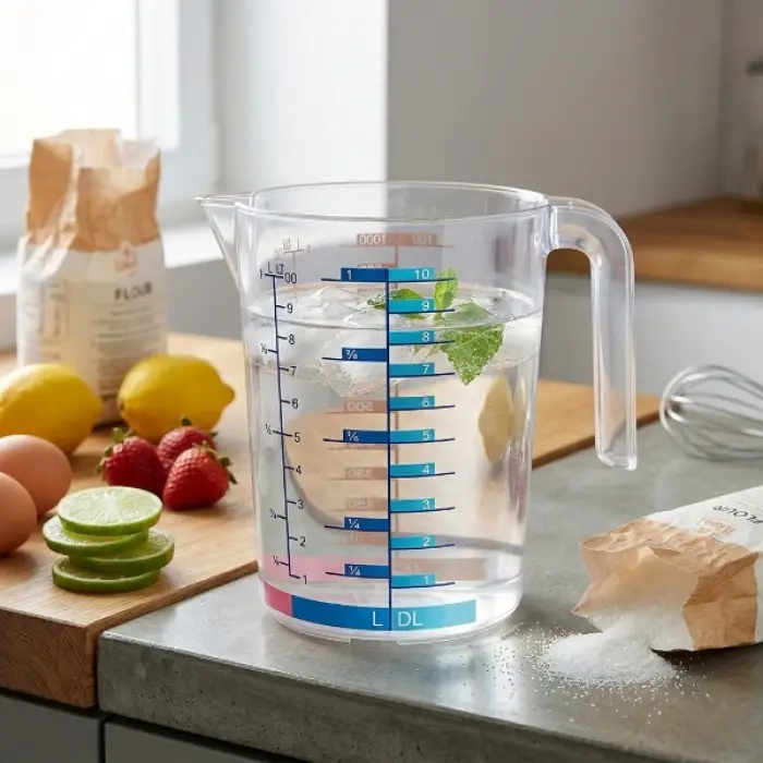 1000 ml Plastik 1 Litre Multi Ölçü Kabı